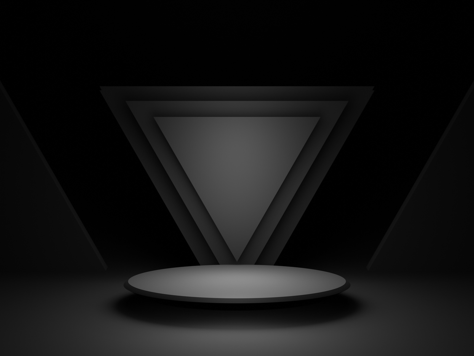 Black Gradient Podium