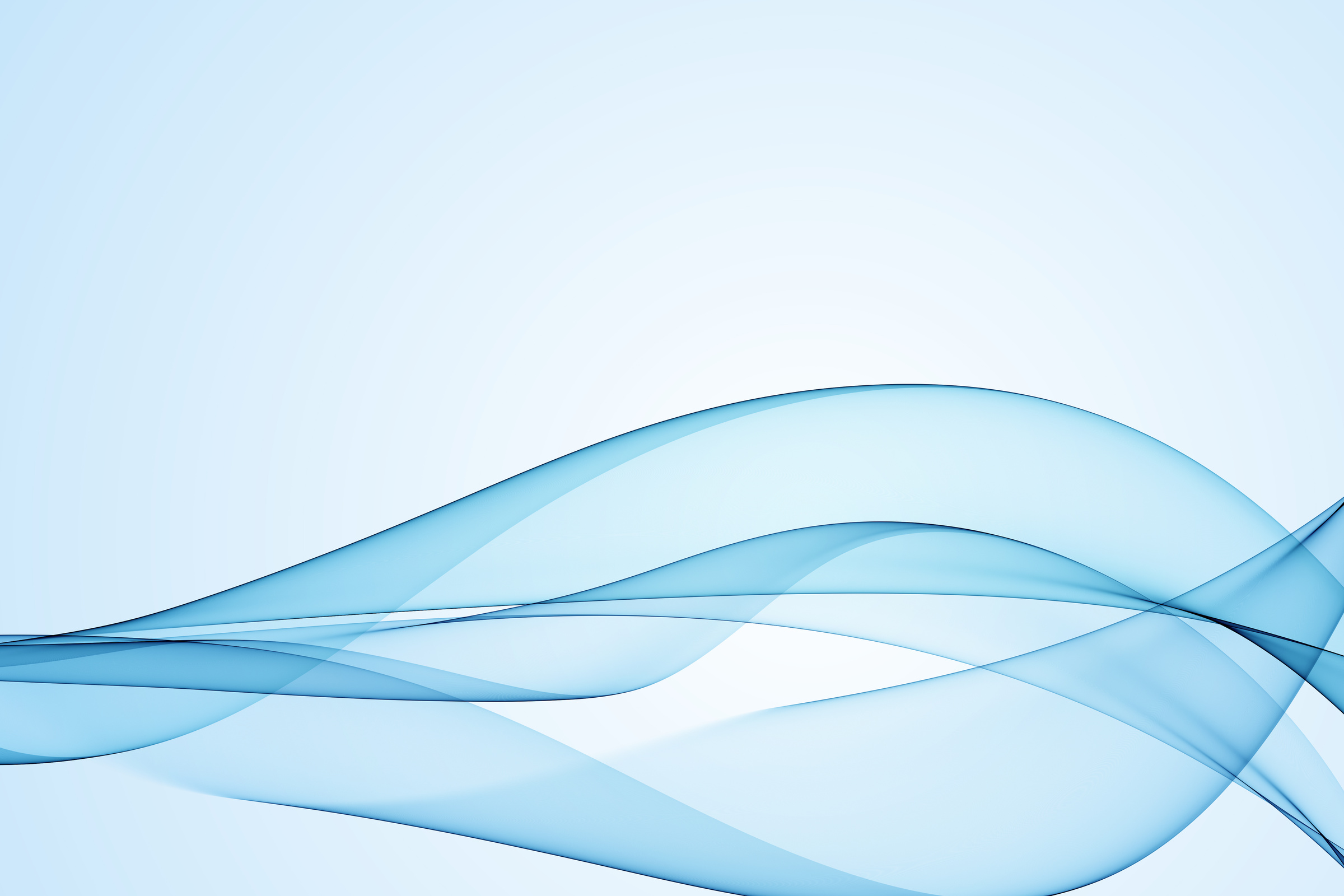 Blue abstract wave